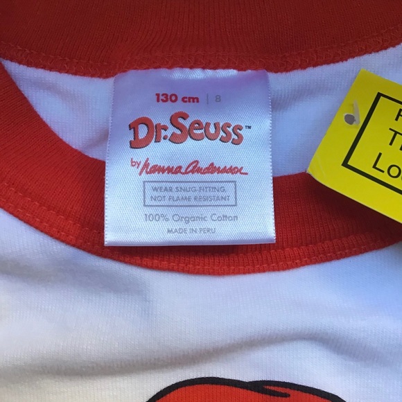 📕 SOLD 📕Hanna Andersson 8 Dr.Seuss P.J. Top - Picture 2 of 5